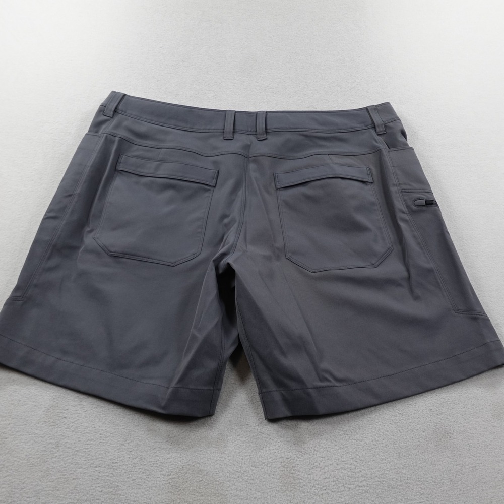 Outdoor Vitals Satu Shorts Womens 16 Gray Cargo Lightweight DWR Hiking Travel 8" - Picture 2 of 9